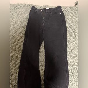 Black Princess Polly bootleg jeans!